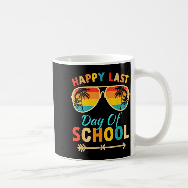 Mug Joyeux Dernier Jour D'École Bonjour L'Été Élèves E (Droite)