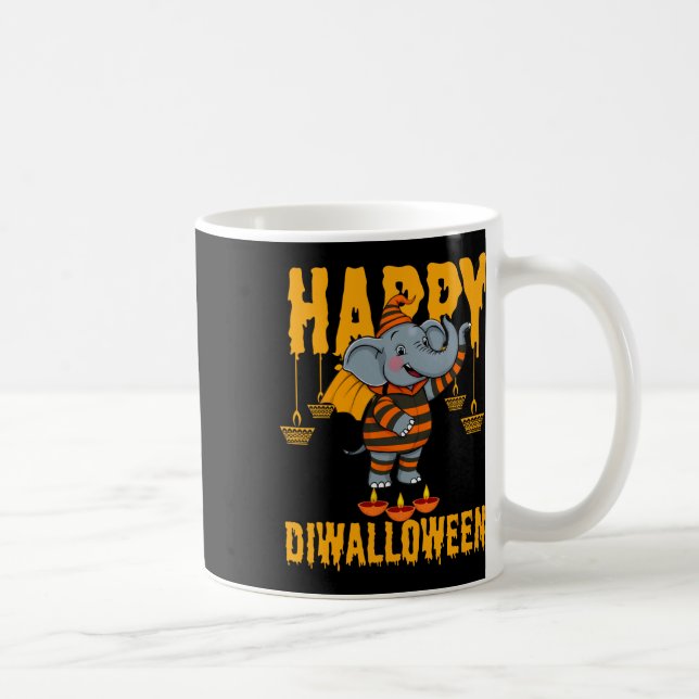Mug Joyeux Diwalihalloween Halloween Diwali (Droite)