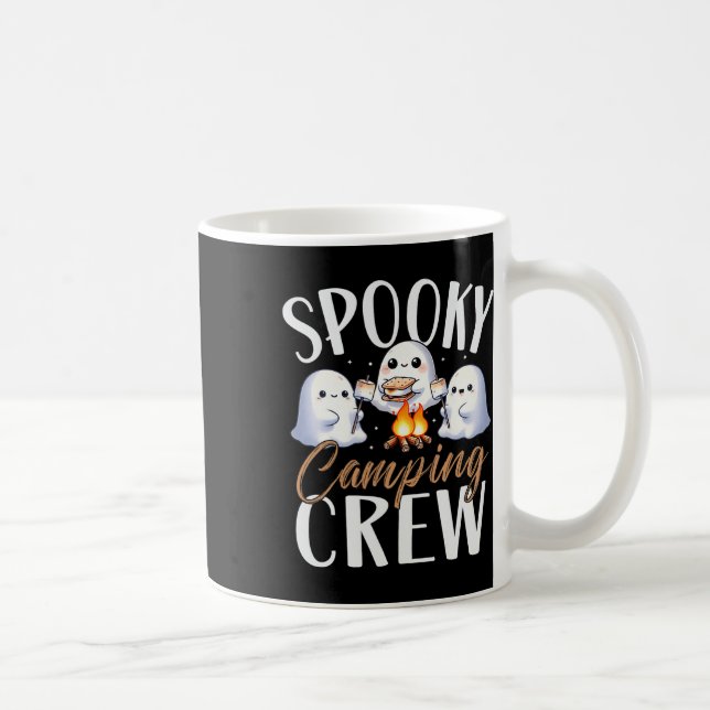 Mug Joyeux équipage de camping Éffrayant Halloween Cam (Droite)