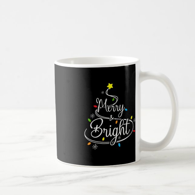 Mug Joyeux et brillant C'est la saison vacances de Noë (Droite)