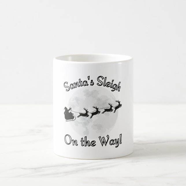 Mug Joyeux et brillant : Festive Noël Design pour Vaca (Centre)