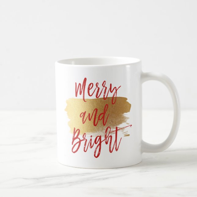 Mug Joyeux et brillant manuscrit (Droite)