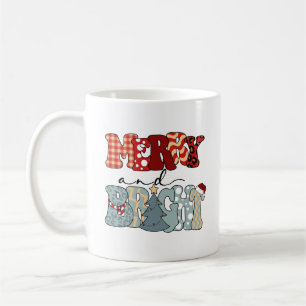 Mug Joyeux et brillant Noël-Joyeux Noël-Amusant