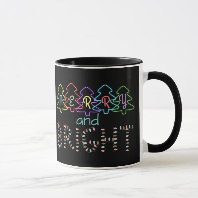 Mug Joyeux et brillants feux de Noël (Droite)