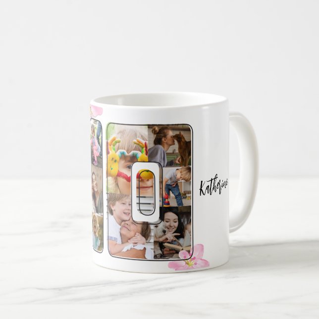 Mug Joyeux et fabuleux 40e anniversaire Multi Photo (Devant droit)
