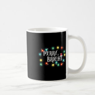 Mug Joyeux Et Lumineux Noël En Disant Citation De Noël