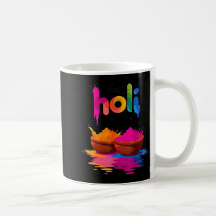 Mug Joyeux festival de couleurs de poudre holi de conc