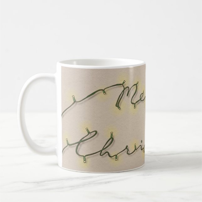 Mug Joyeux feu de fées de Noël (Gauche)