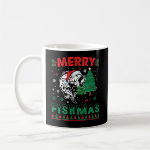 Mug Joyeux Fishmas Poisson Pêche Papa Pêcheur Noël