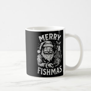 Mug Joyeux Fishmas Santa Vintage Pêche Noël Tank