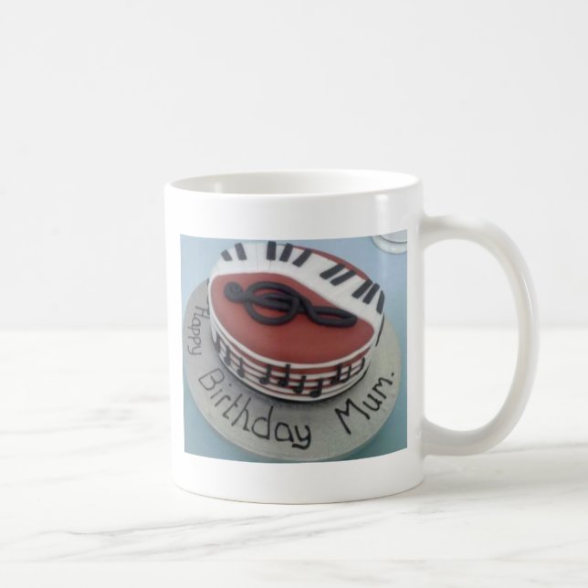 Mug Joyeux gâteau de maman d'anniversaire (Droite)