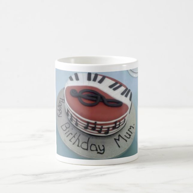 Mug Joyeux gâteau de maman d'anniversaire (Centre)