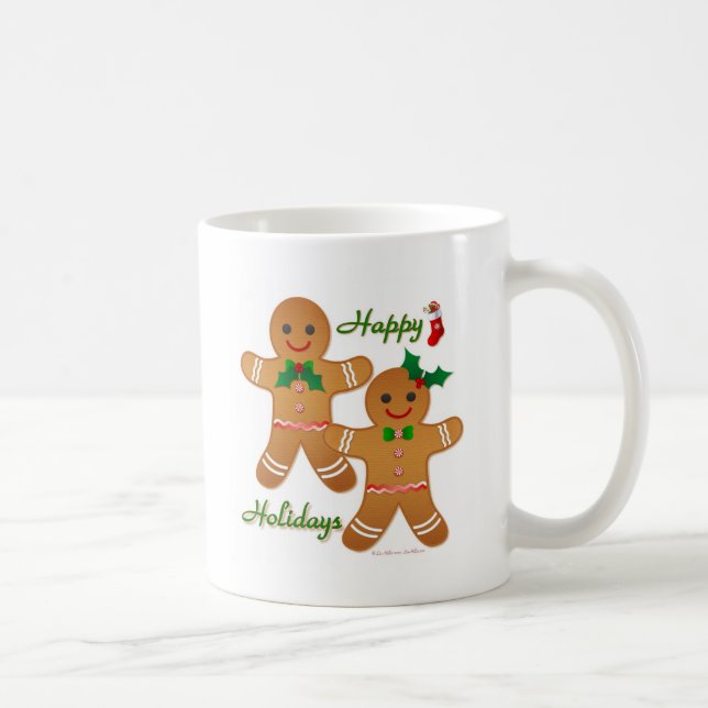 Mug Joyeux Gingerbread Homme Garçon Girl (Droite)