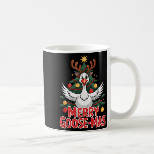Mug Joyeux Goose-mas bois de renne drôle de Noël G