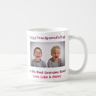 Mug Joyeux grand-parent's Day Meilleure photo grand-mè