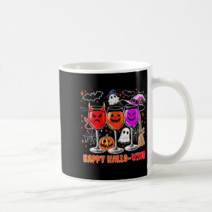Mug Joyeux Hallo-vin Drôle d'Halloween Verre à vin Buv