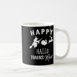 Mug Joyeux Hallothanksmas Halloween Sorcière Action de