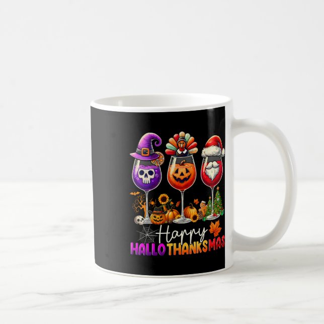 Mug Joyeux Hallothanksmas Halloween Thanksgiving Chris (Droite)