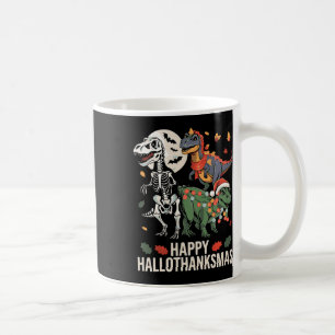Mug Joyeux Hallothanksmas T Rex Halloween Thanksgiving
