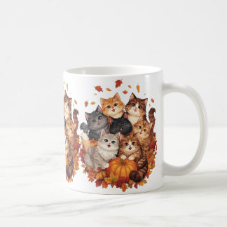 Mug Joyeux Halloween Chats et Citrouilles 