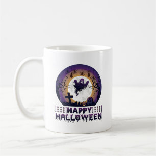 Mug Joyeux Halloween Chauves-souris fantômes araignées