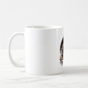 Mug Joyeux Halloween et un squelette