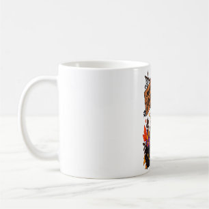 Mug Joyeux Halloween Fantôme & Citrouille Chat Noir   