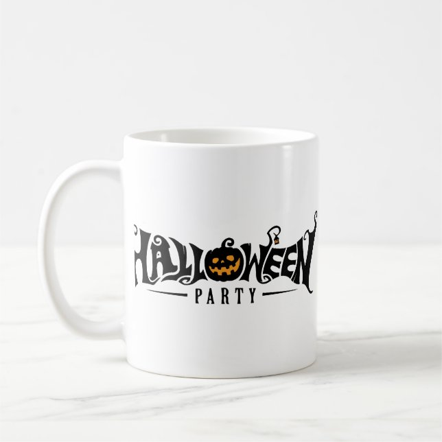 Mug Joyeux Halloween, fête d'Halloween, drôle d'Hallow (Gauche)