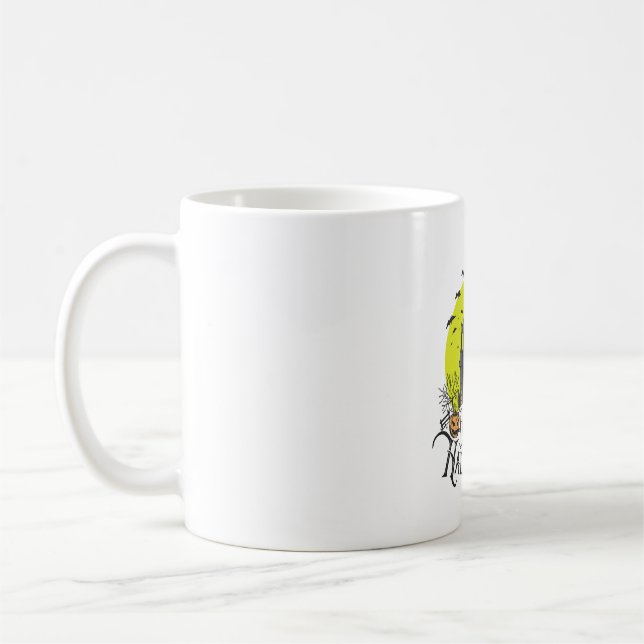 Mug Joyeux Halloween, fête d'Halloween, drôle d'Hallow (Gauche)
