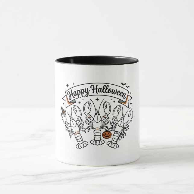 Mug Joyeux Halloween Homards (Centre)