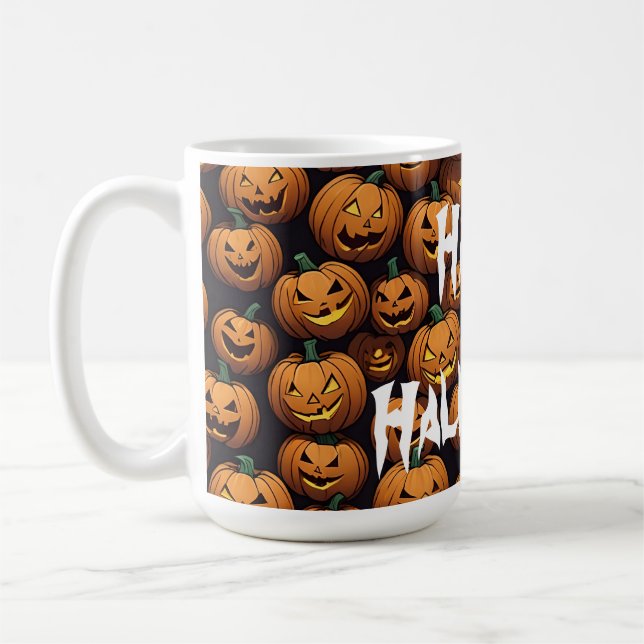 Mug Joyeux Halloween Jack-o-Lantern (Gauche)