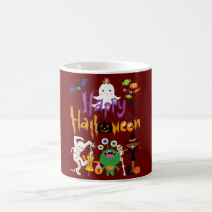 Mug Joyeux Halloween les enfants Mignon et effrayant