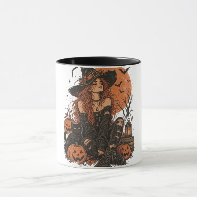 Mug Joyeux Halloween les filles (Centre)