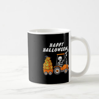 Mug Joyeux Halloween Skeleton équitation Tracteur Garç