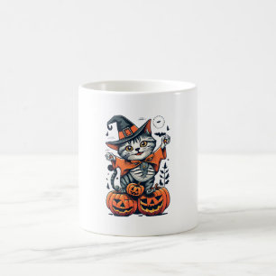 Mug Joyeux Halloween Sorcière Chat