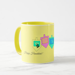 Mug Joyeux Hanouka Anglais Hébreu