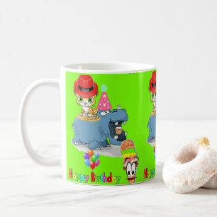 Mug Joyeux hippopotame d'anniversaire