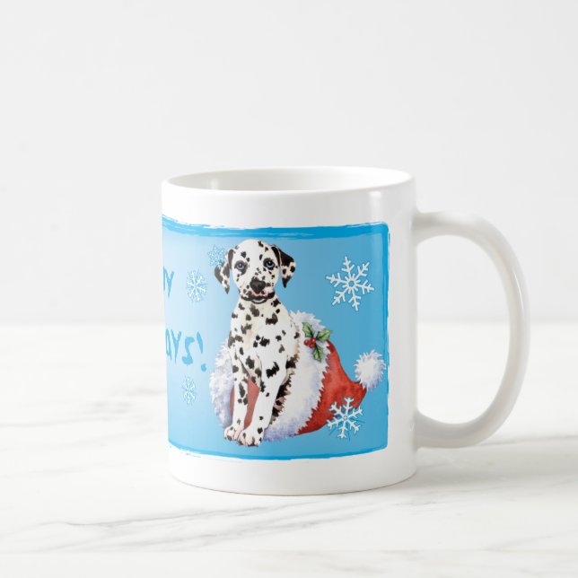 Mug Joyeux Howlidays Dalmatien (Droite)