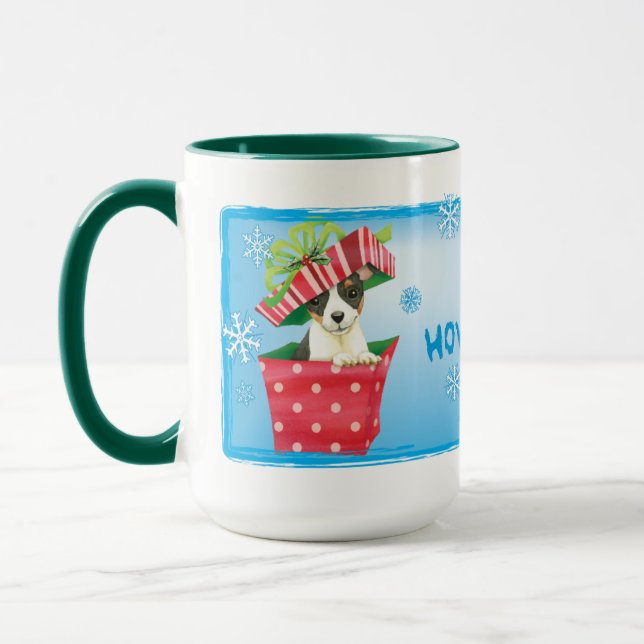 Mug Joyeux Howlidays Toy Fox Terrier (Gauche)