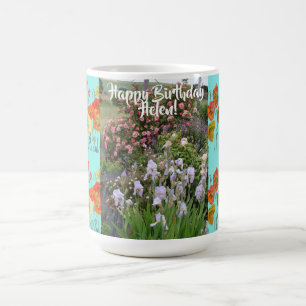 Mug Joyeux Jardin d'anniversaire Orange Poppy Womans N