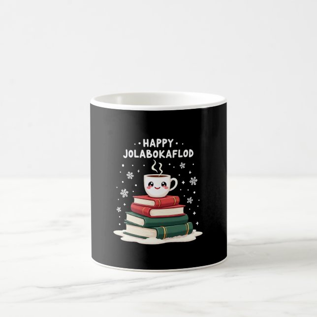 Mug Joyeux Jolabokaflod Famille Célébration Cadeau (Centre)