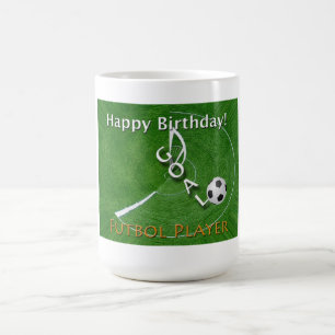 Mug Joyeux Joueur de football Football