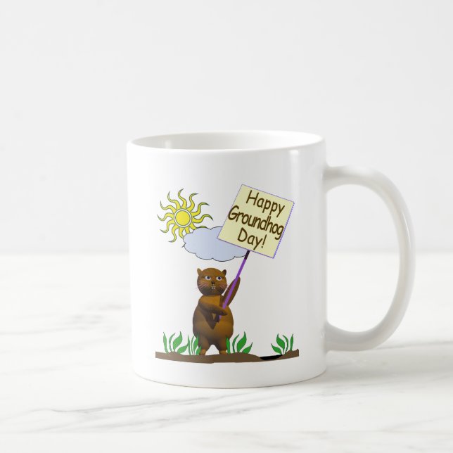 Mug Joyeux Jour de la marmotte (Droite)