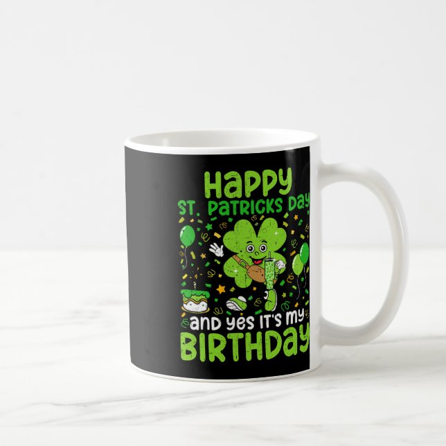 Mug Joyeux Jour de la Saint Patrick Anniversaire Shamr (Droite)
