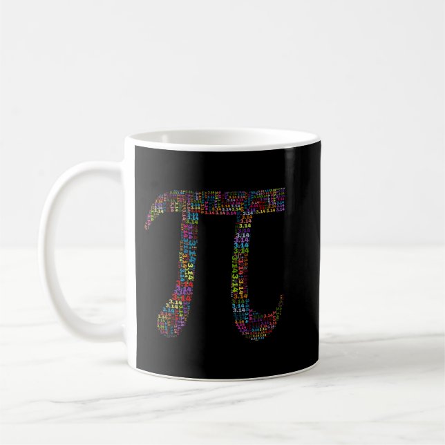 Mug Joyeux Jour Pi 3.14 Jour Pie Funny Fonctions Math  (Gauche)