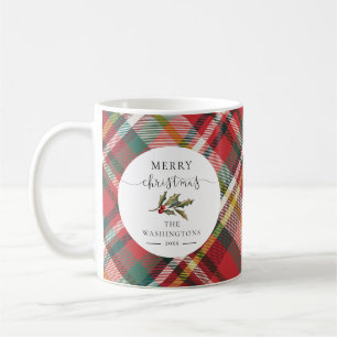 Mug Joyeux Joyeux Joyeux Jours fériés Rouge