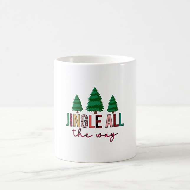 Mug Joyeux Joyeux Noël Jingle Tout Au Long Du Chemin (Centre)