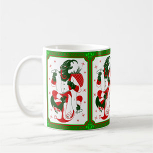 Mug joyeux krampus de Noël père Noël