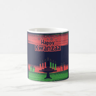 Mug Joyeux Kwanzaa Kinara Menorah Sept Fêtes