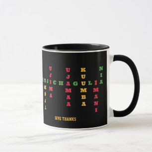 Mug Joyeux KWANZAA Principes mot-clé